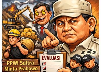 Tambang Ilegal Merajalela di Hutan Lindung, PPWI Sultra Tantang Presiden Prabowo Evaluasi Satgas PKH